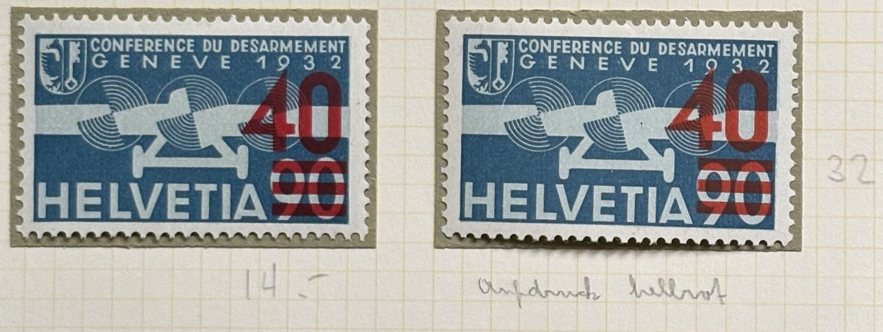 Tutti i francobolli: FLUGPOST BRIEFMARKEN – Usato da Ostermundigen venduto da Heavenmaus75 3