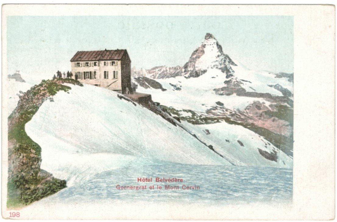 Cartoline postali: AK Hotel Belvedère Gornergrat – Usato da Zürich venduto da Tolima194