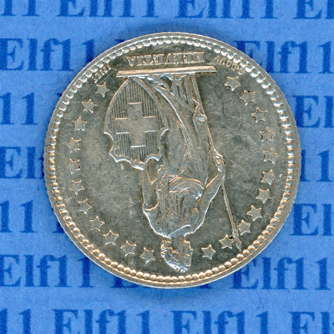 Tutti le monete: CHF___1.00 1912 unz+ 1 Franken – Nuovo (secondo la descrizione) da Widnau venduto da Elf11 1