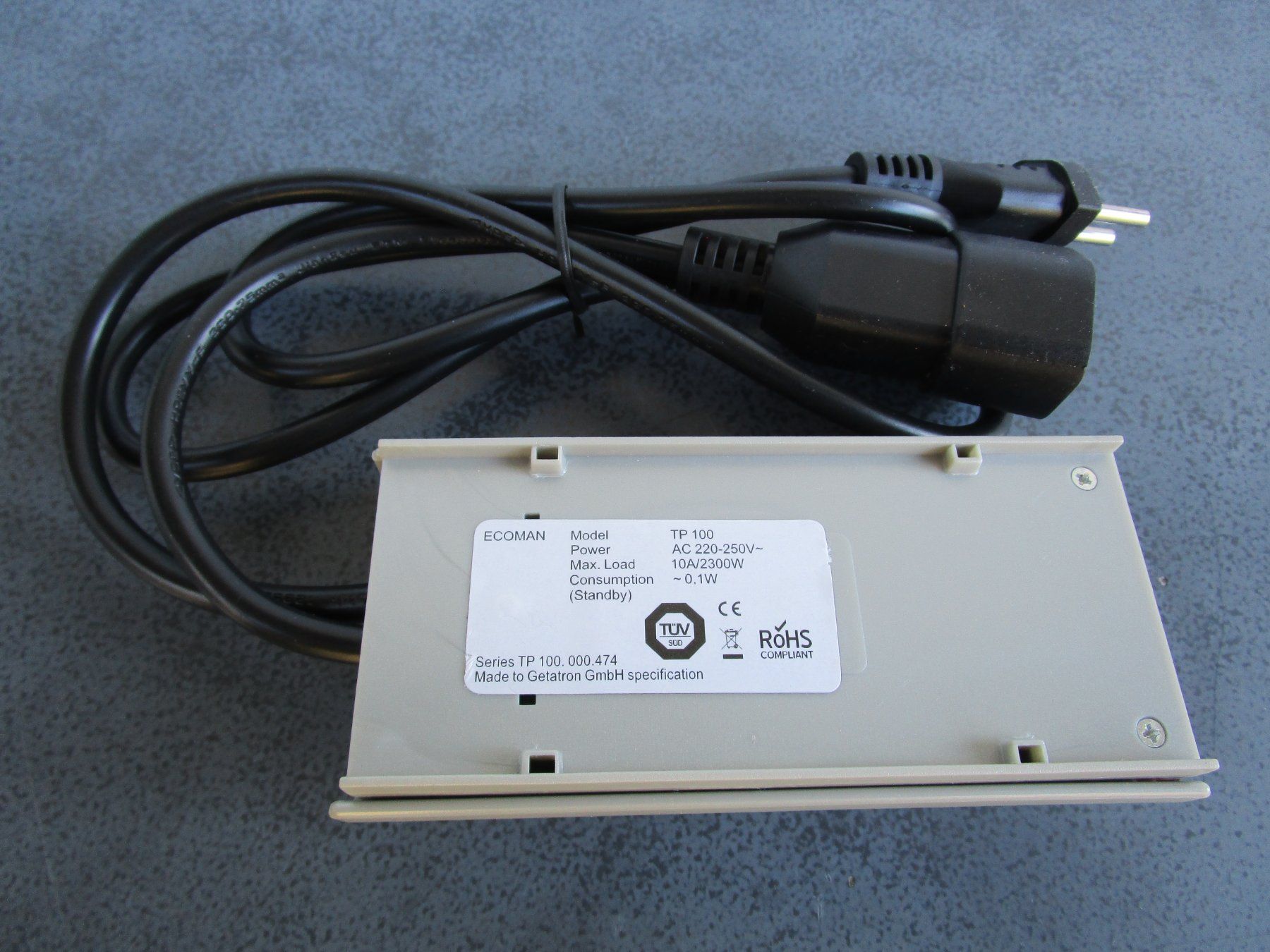 Componenti elettronici: Ecoman TP 100 Stromspargerät - ungebraucht – Nuovo (secondo la descrizione) da Rapperswil SG venduto da Ralphy 1