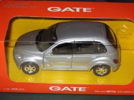 Chrysler Modellini d'auto: Chrysler PT Cruiser silber * Gate 1:32 – Nuovo e nell'imballaggio originale da Hornussen venduto da Amw 2