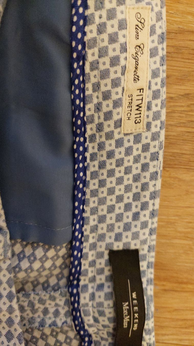 Max Mara Pantaloni: Weekend Max Mara Hose, Slim Cigarette, hellblau gr 36 – Usato da Gwatt (Thun) venduto da Letzte-Chance-III 1