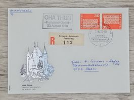 CL17 Enveloppe + Timbre Suisse 1970