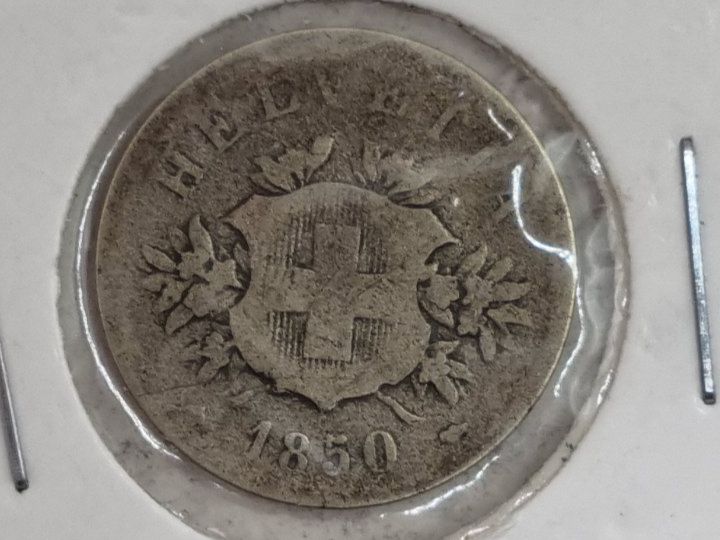 Tutti le monete: 20 rappen 1850 – Usato da Bure venduto da chap981