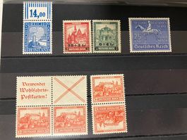 Deut. Reich 1925, Mi 374,463-64,698,..., **, KP 180.-- +