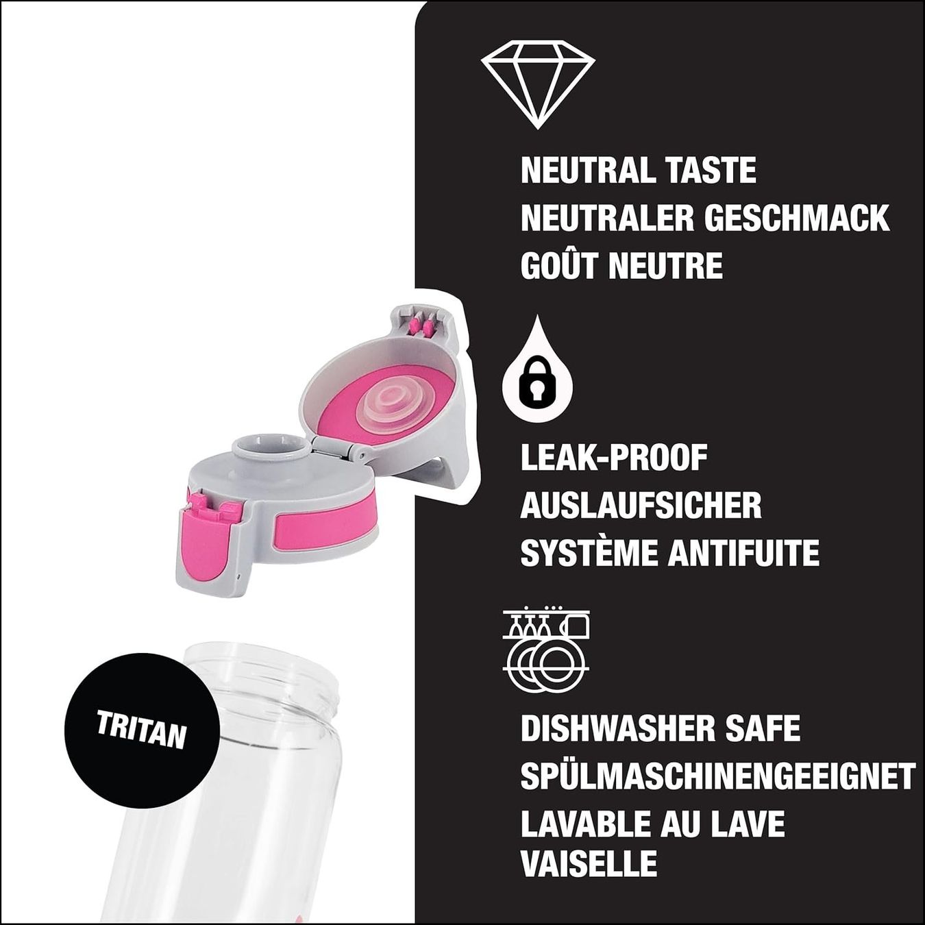 Sigg Borracce & Thermos: SIGG Trinkflasche transparent 5dl - Auswahl – Nuovo e nell'imballaggio originale da Kägiswil venduto da nick333 2