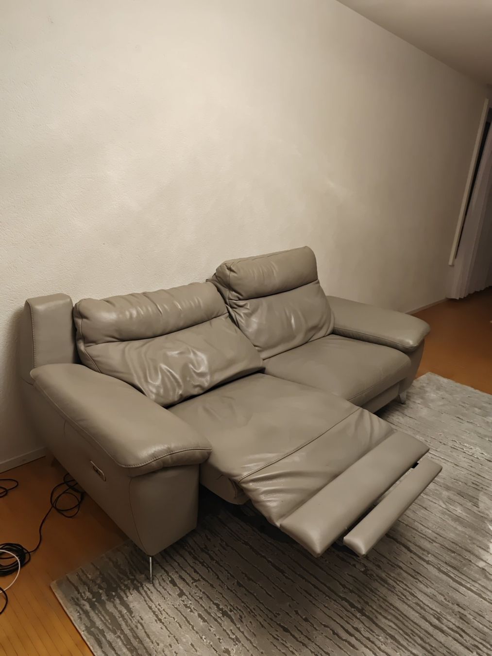 Conforama Divani: Ledersofa 3er – Usato da Winterthur venduto da Alde1234 1