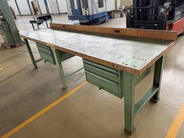 Lista Werkbank (8053)mit 2 Schubladenstock 300x80x89cm