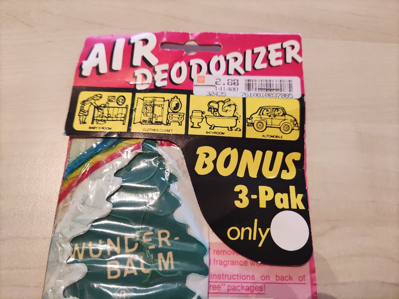 Bombes aérosol: Wunderbaum Duft im 3erPak. /. alt – Défectueux à Laufen par Sunjupite7