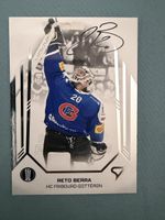 Reto Berra Fribourg Biel HCD ZSC NHL Hockey Card signiert 