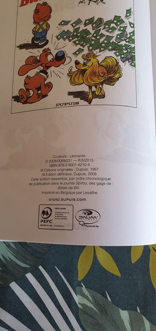Fumetti: BD Boule et Bill - Billets de Bill - N°24 Dupuis – Nuovo (secondo la descrizione) da Aven venduto da stphane1577 1