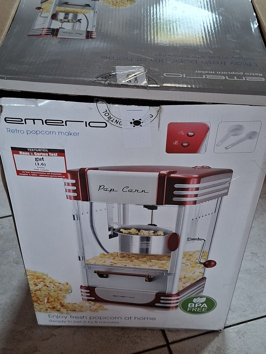 Küchengeräte: Emerio Retro Pop Corn Maker – Gebraucht aus Oberhelfenschwil von sunnyman88 2