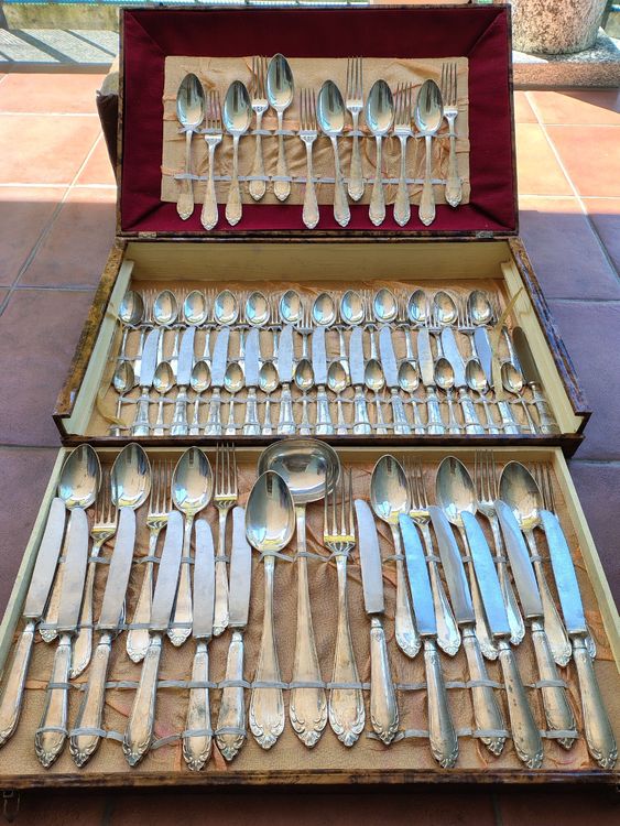 set posate placcate argento 800 (Usato) a Vairano per CHF 189 – con ...