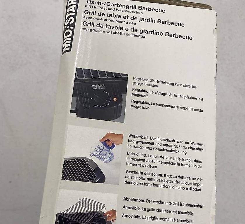 Griglie: MIOSTAR electric table grill / Tisch Garten Grill – Usato da Zürich venduto da sho_9z5j 2