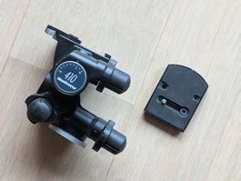 Manfrotto 410 Stativkopf inkl. Schnellwechselplatte
