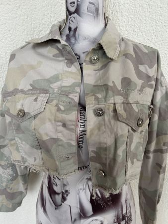 Jeansjacke Camouflage XS