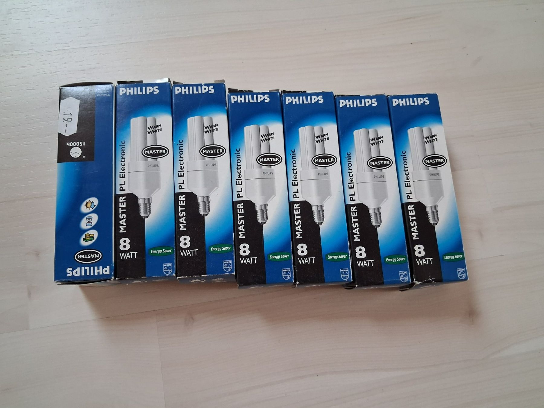 Philips Lampade: 7 X SPARLAMPE 8 WATT    E 14 – Nuovo e nell'imballaggio originale da langnau venduto da Santos1411