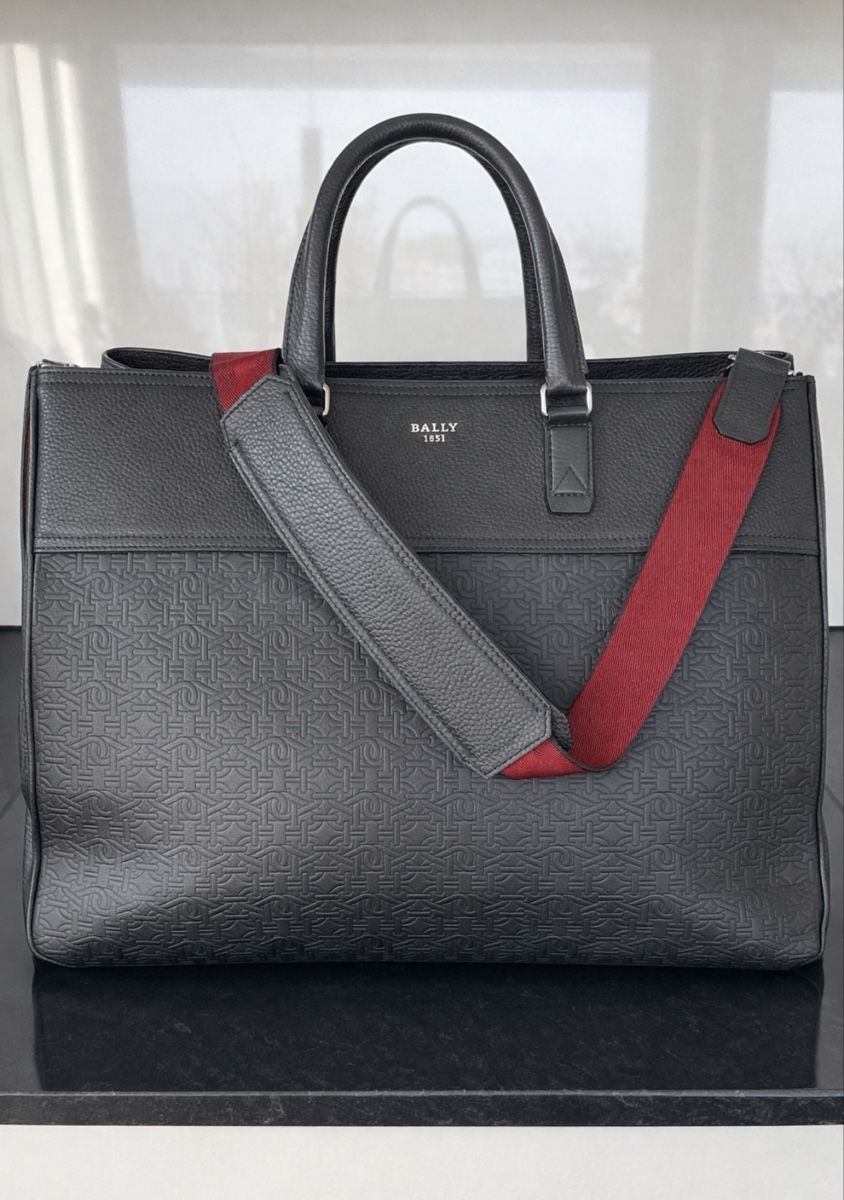 Bally Sacs: Bally- Black Leather Brako Tote/Weekender – D'occasion à Zürich par Mat321