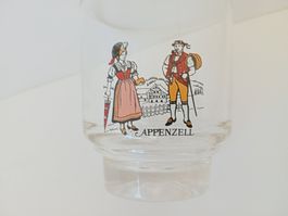 Vintage Gläser Schweizer Appenzell Kantone 100 ml Top!