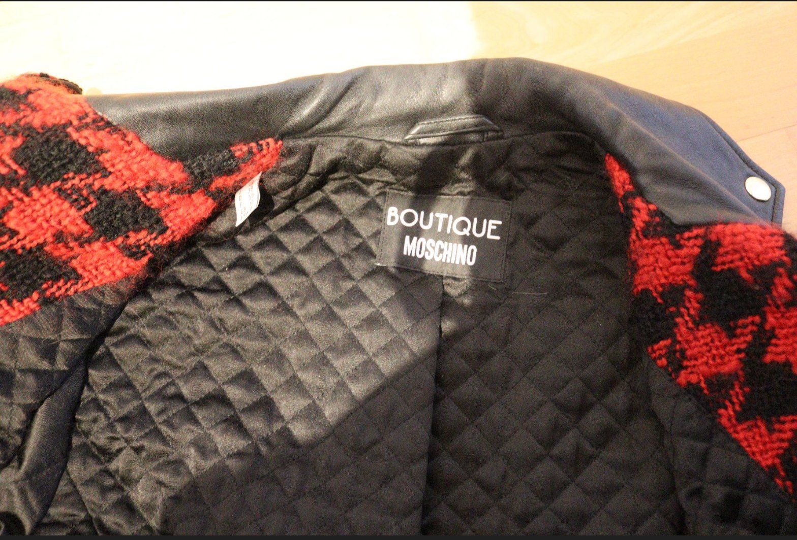 Moschino Giacche: Wunderschöne Damen Moschino Lederjacke, gr.38 – Usato da Schindellegi venduto da Samy2015 5