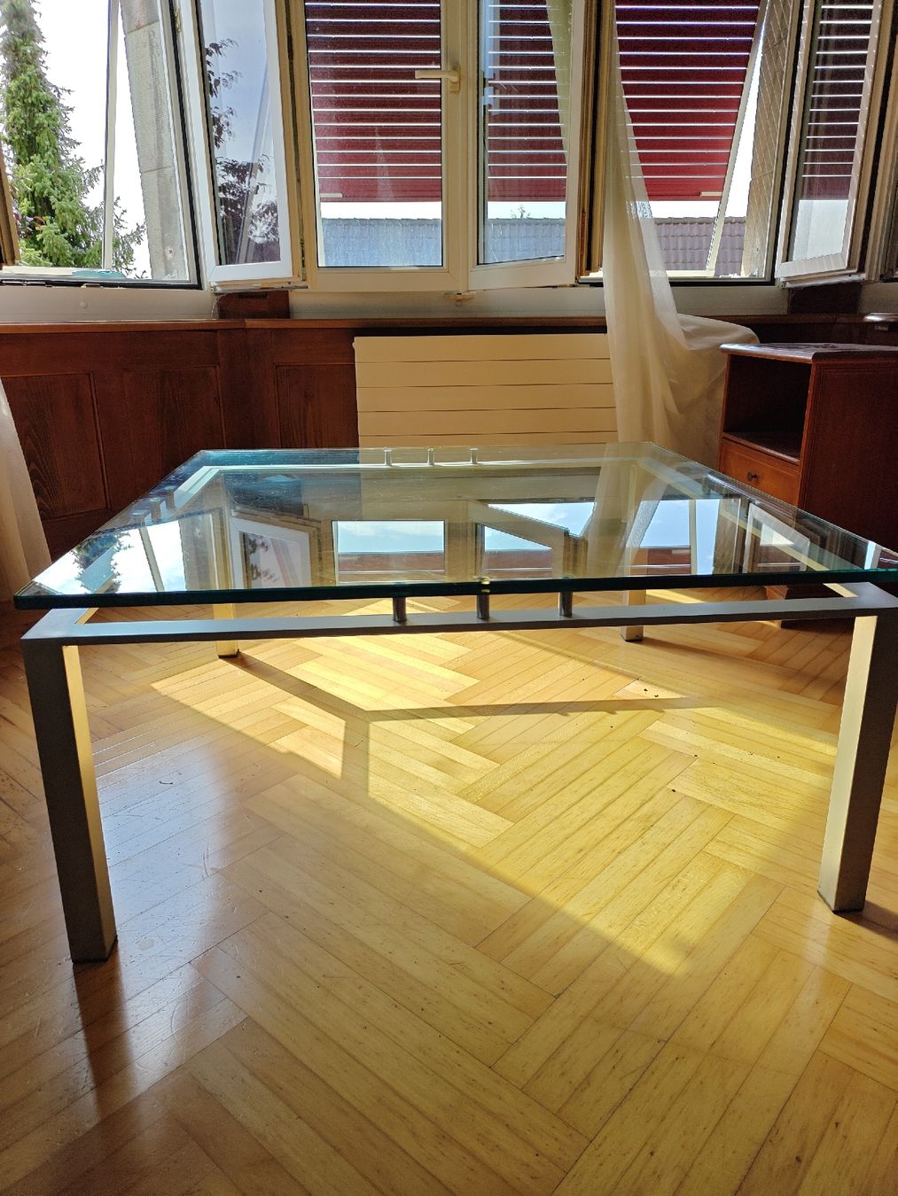 Tische: Salon Tisch aus Glas – Gebraucht aus Pieterlen von Saemelili 4