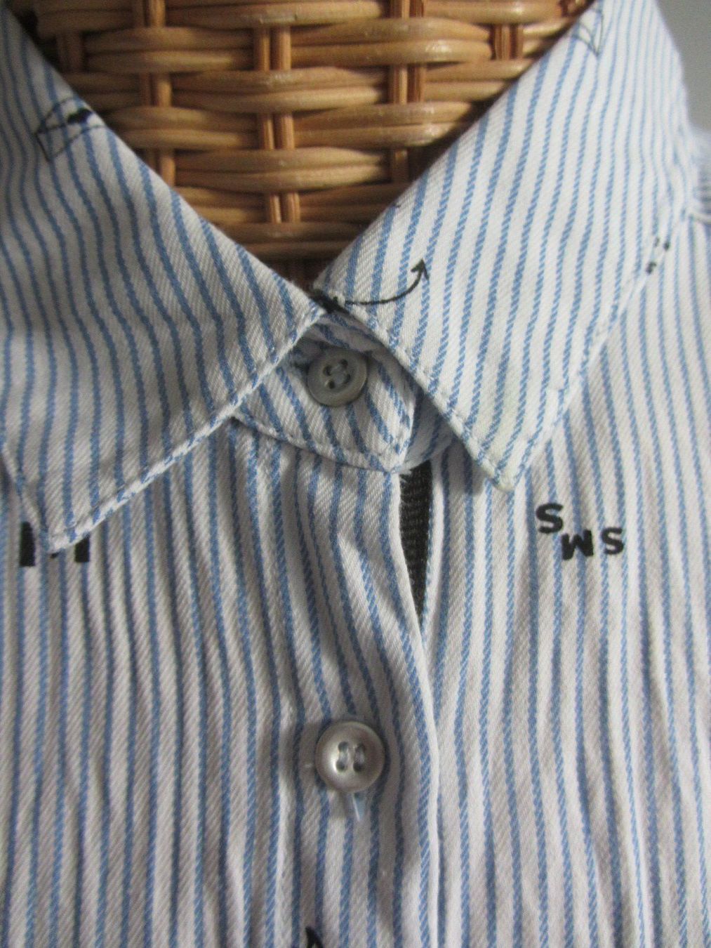 Blusen: KENNY S. - Bluse blau-weiss gestreift 42 – Gebraucht aus Zürich von Diazaio 2