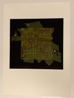 Oskar Dalvit 1957/69 (1911-1975) Holzschnitt signiert Handab