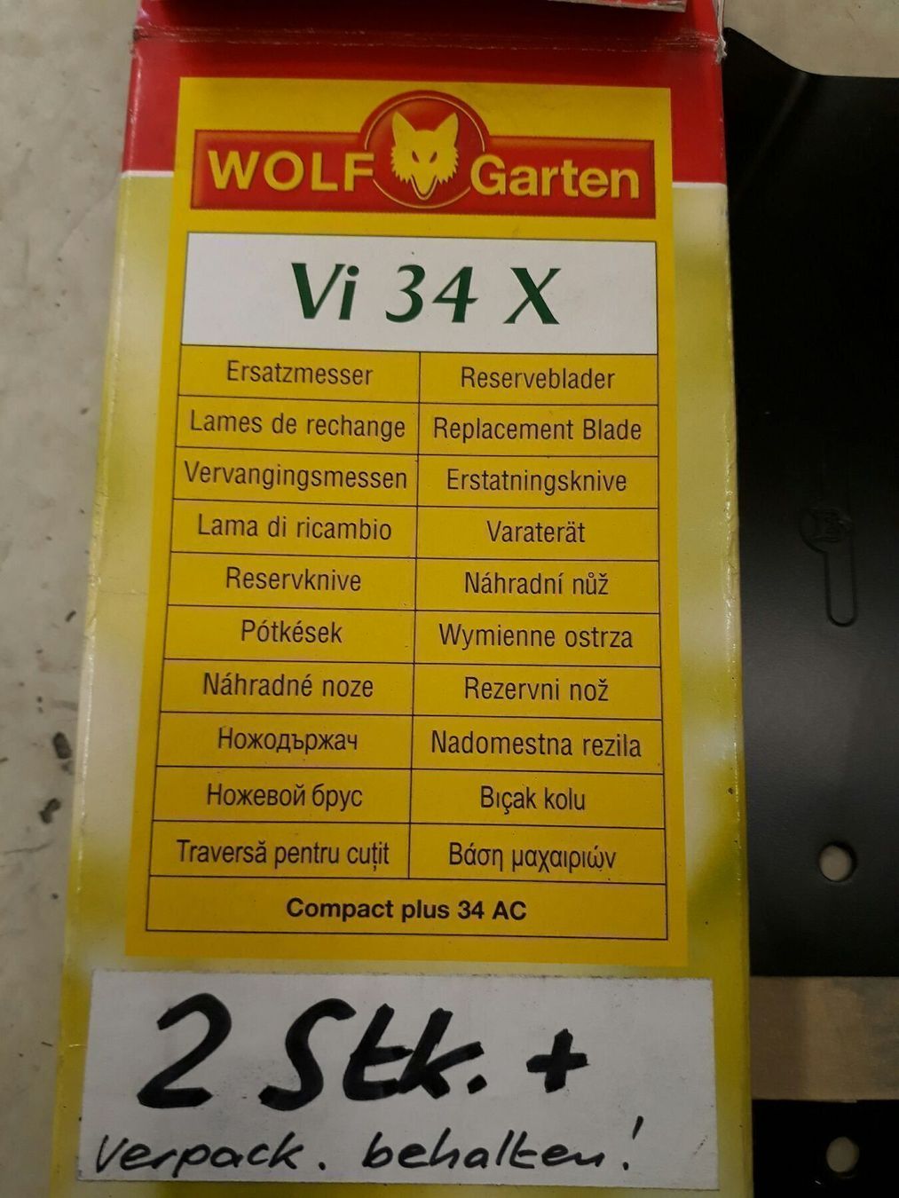 Coltelli: Messer zu Wolf Rasenmäher – Nuovo (secondo la descrizione) da Niederglatt ZH venduto da Hinti50 1
