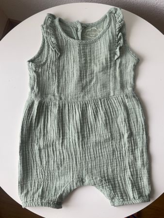 Overall, Jumpsuit aus Musselin, Gr. 80