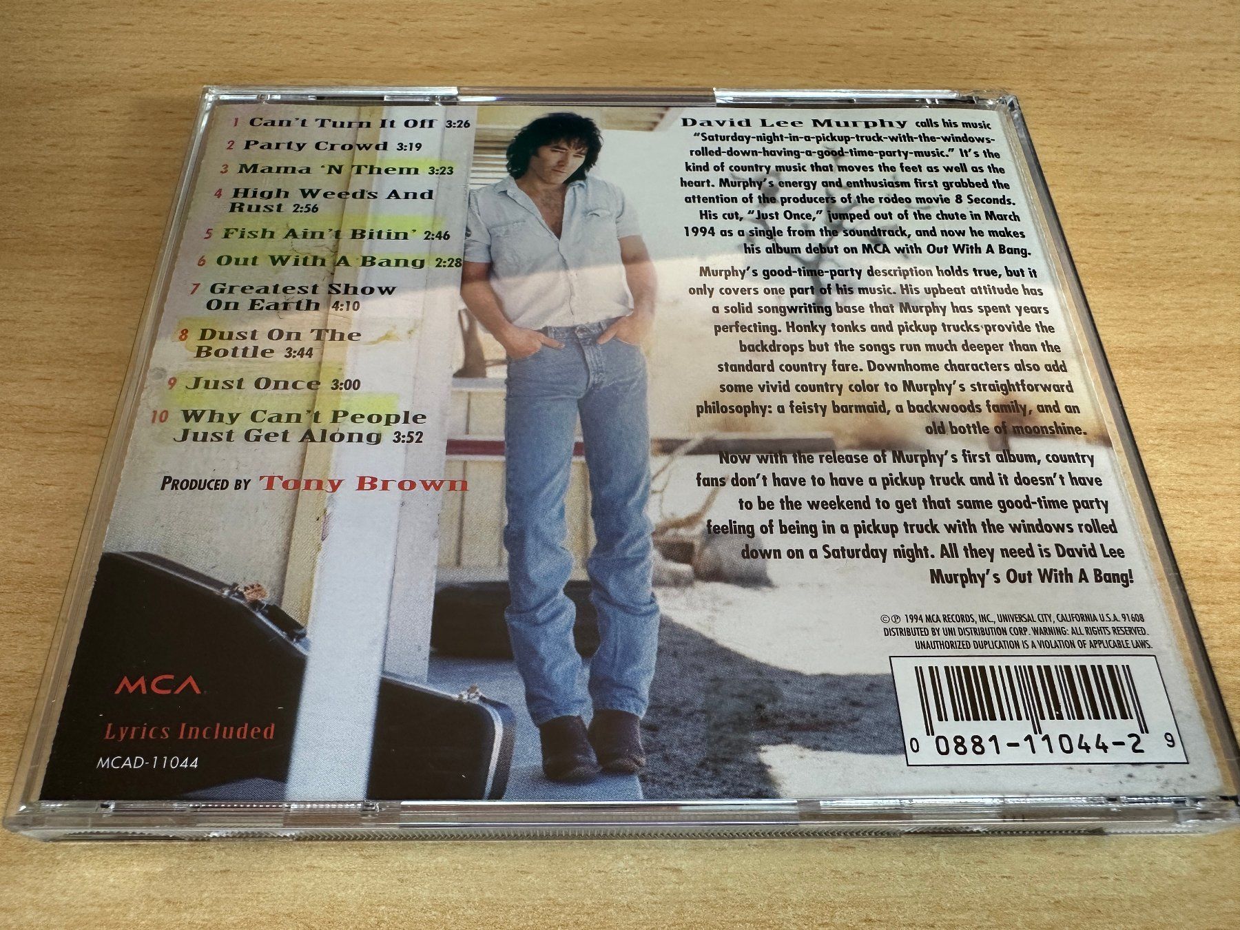 CDs: David Lee Murphy – Out With A Bang – Gebraucht aus Rikon im Tösstal von Alpenmutz 1