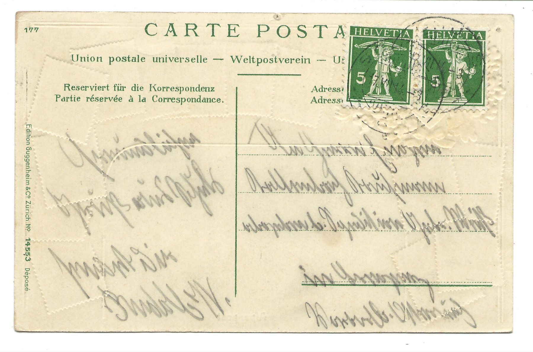 Cartoline postali: Alpenpost auf Grimsel Passtrasse - Postkutsche - Briefmarken – Usato da Engelburg venduto da Cartophil 1