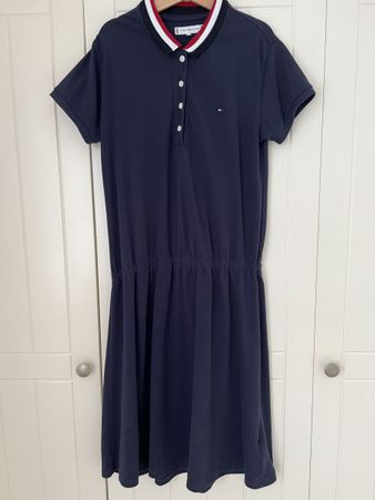Tommy Hilfiger Kleid Navy Gr. 176  Poloshirtkleid