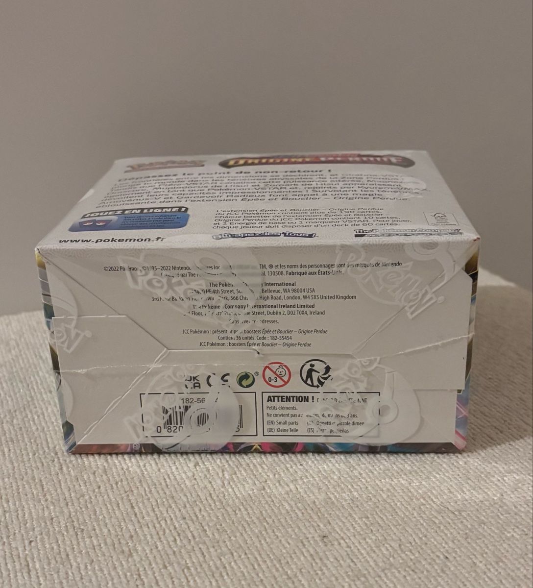 Pokémon Carte collezionabili: Pokémon Epee Bouclier Origine Perdue Boîte Scellée – Nuovo e nell'imballaggio originale da Grand-Lancy venduto da Mario64 5