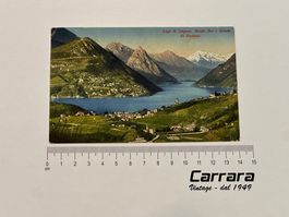 Postkarten Ticino Lago di Lugano Monte Bré Porlezza 1918