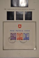 Sammlung Blocks, Pro Juventute, Pro Patria, Flug gestempelt