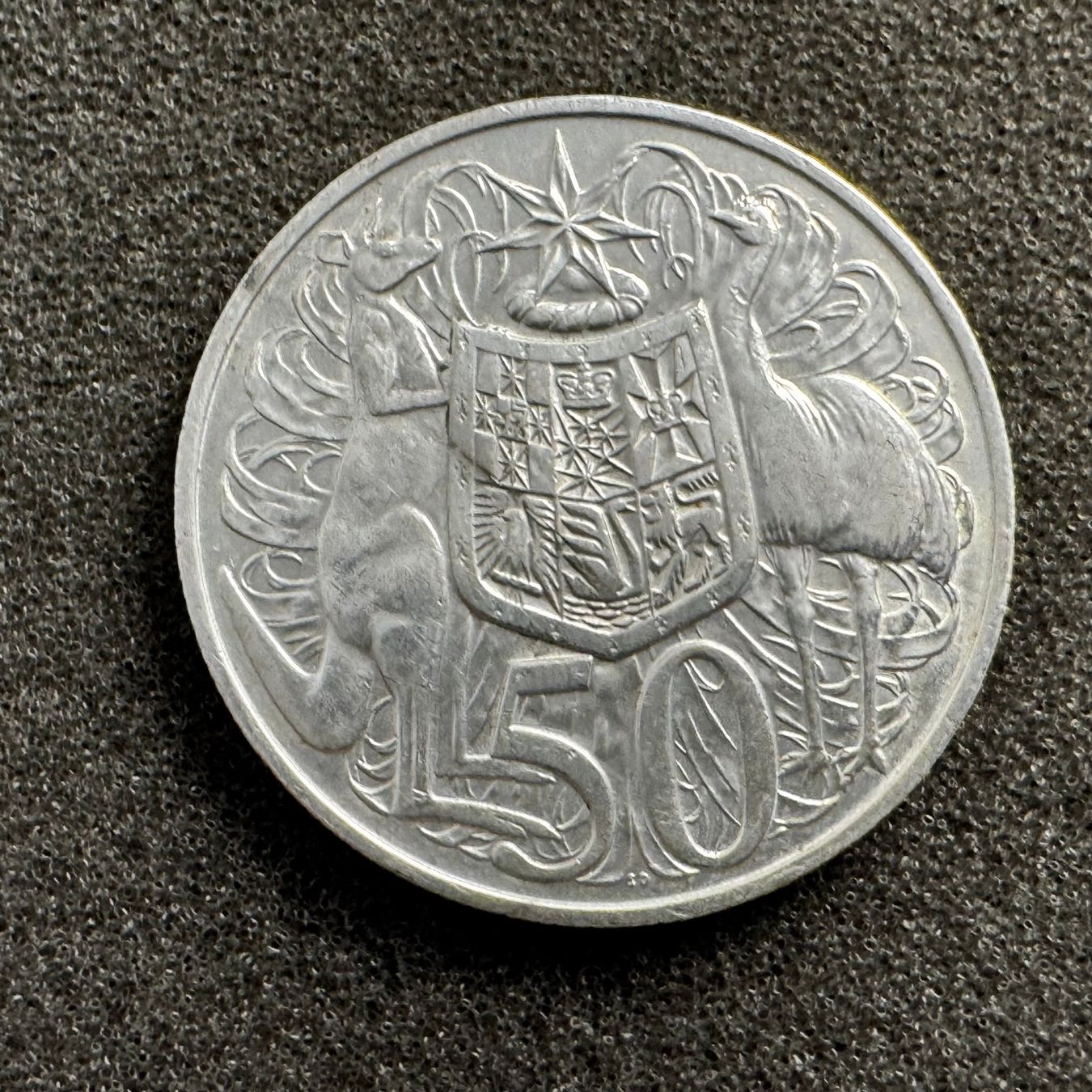Alle Münzen: 50 Cent Asutralien Silber 1966 – Gebraucht aus Reitnau von tb-muenzen