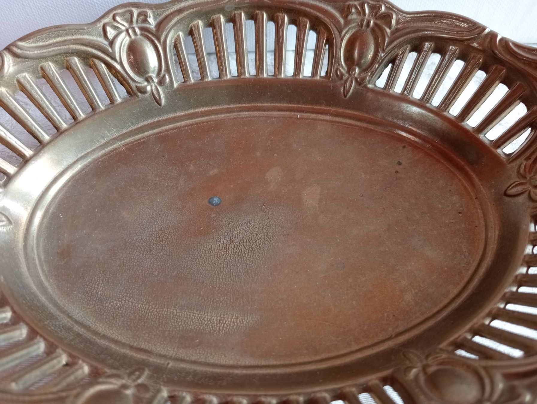 Schalen: Vintage oder Antik Messing Obstschale Mod Dep 422 Gramm – Gebraucht aus Oberdorf BL von Barocki888 7