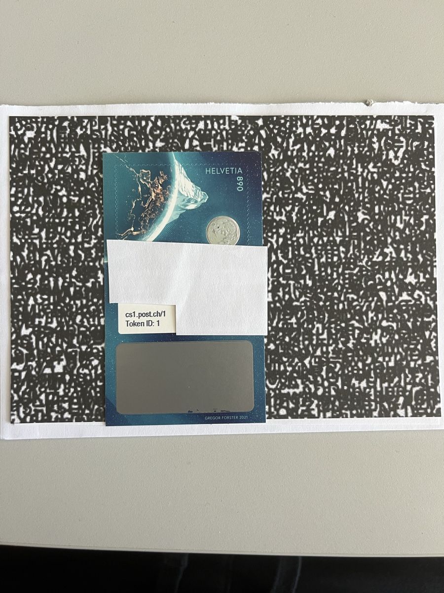 Tutti i francobolli: Swiss Crypto Stamp 1.0 - ID 1 – Nuovo (secondo la descrizione) da Winterthur venduto da Davidloetscher