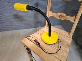 1980 Desk Lamp Veneta Lumi Italy Bürolampe Leselampe gelb