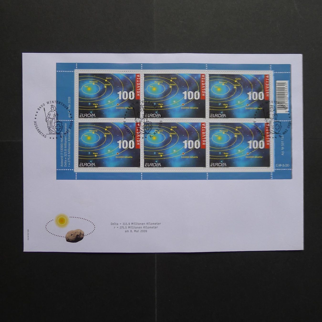 Tutti i francobolli: 2009 Nr. 1312 Kleinbogen FDC – Usato da Dagmersellen venduto da wyss1982