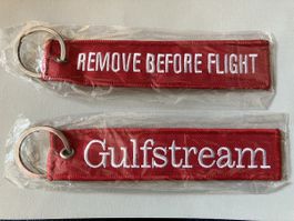 Remove before flight Gulfstream Tag Farnborough Air show