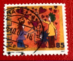 Nr.1244 mit Stempel Lasst Liebe sprechen 2007   