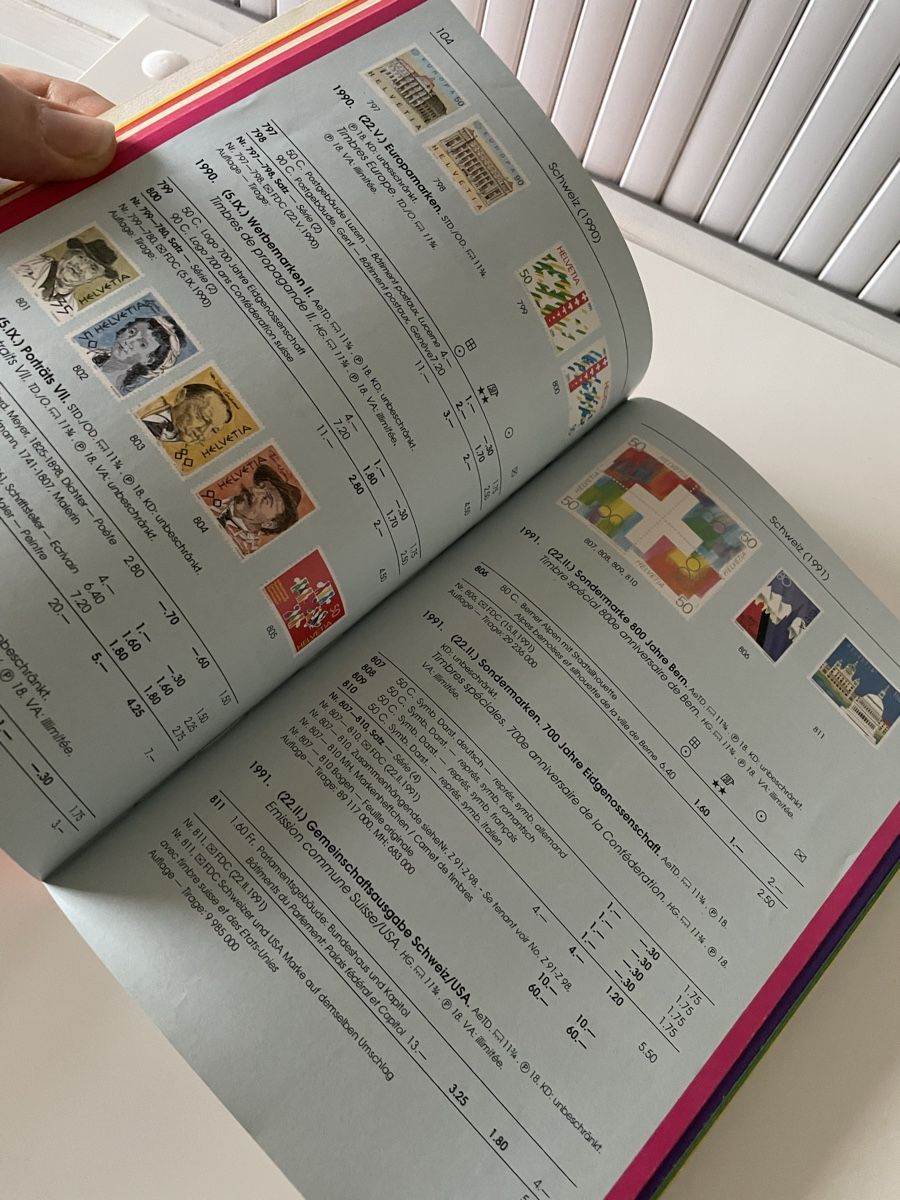 Alle Briefmarken: Briefmarken Katalog Zumstein 1994 – Gebraucht aus Rümlang von euqinom16 2