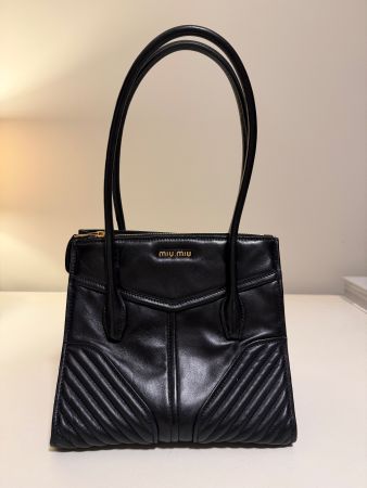 Miu Miu Biker Nappa Leather Bag