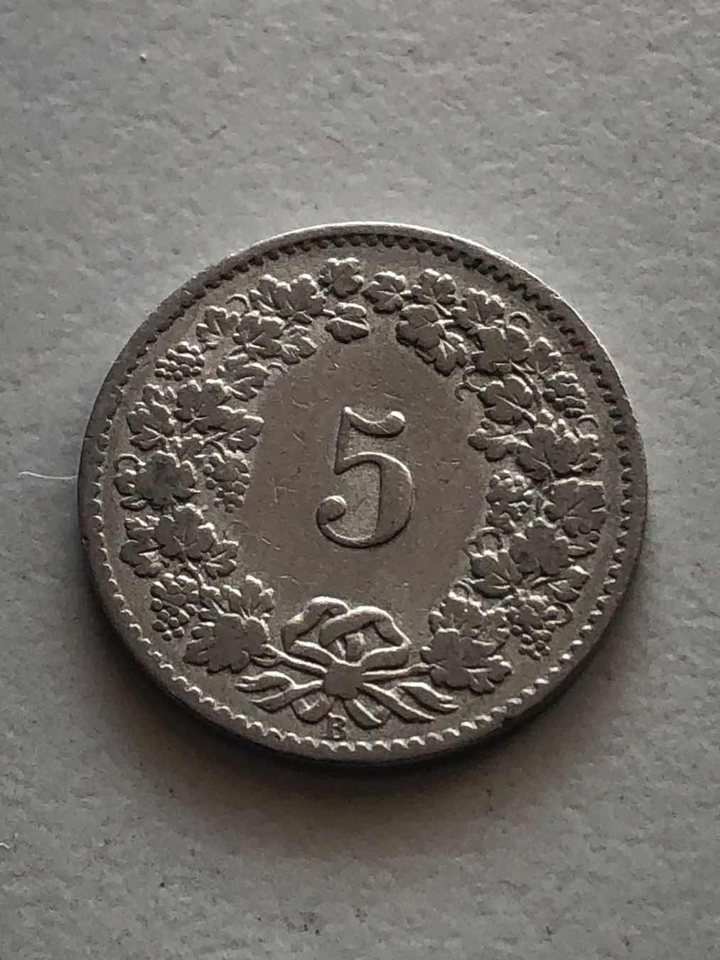 Alle Münzen: 5 Rp. 1881 – Gebraucht aus Schötz von Odpa 1