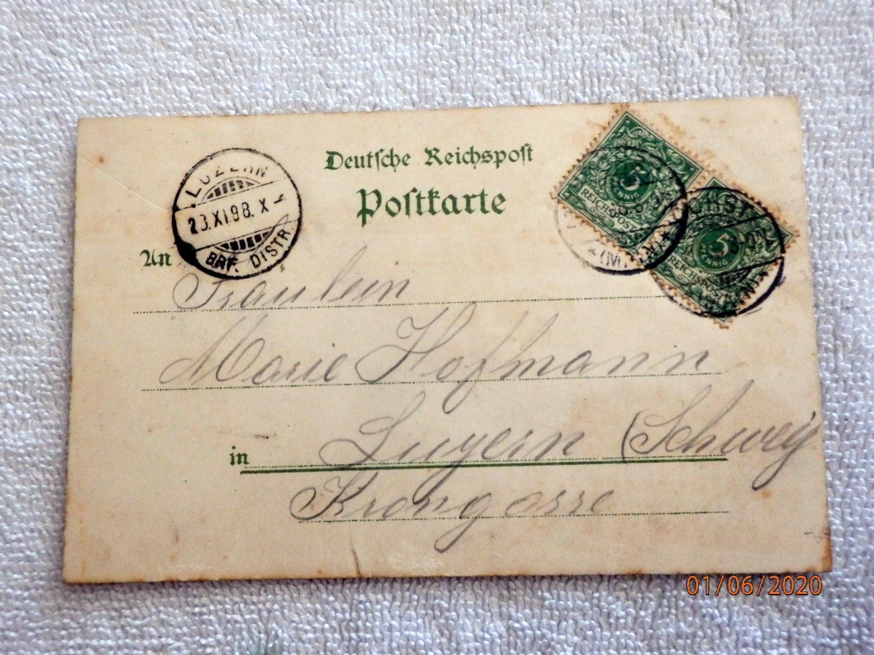 Cartes postales: Litho, Gruss aus Höchst am Main – D'occasion à Ueberstorf par dinbau 5