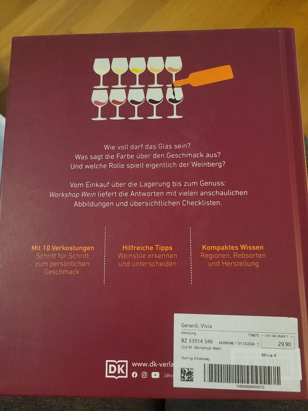 Bücher: Workshop Wein – Neu (gemäss Beschreibung) aus Thusis von Vivi_88 3