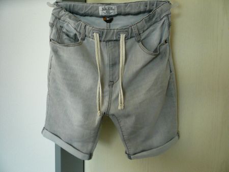 Lässige Sublevel Denim Shorts, hellgrau, neuwertig