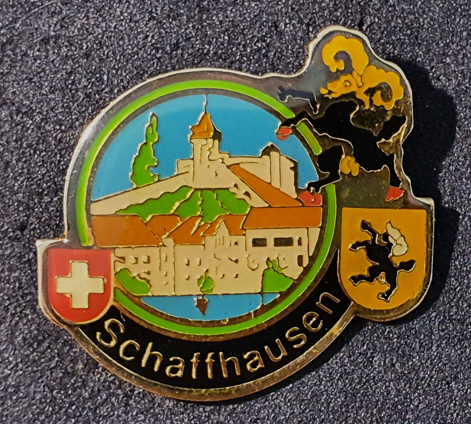 Placchette & Badge: CC450 - Pin Schaffhausen Steinbock – Usato da Reinach BL venduto da Boston-Verkauf