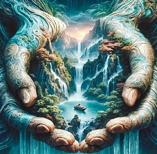 Kit bricolage: Diamond Painting Hände – Nuovo e nell'imballaggio originale da Schlatt TG venduto da mavo85